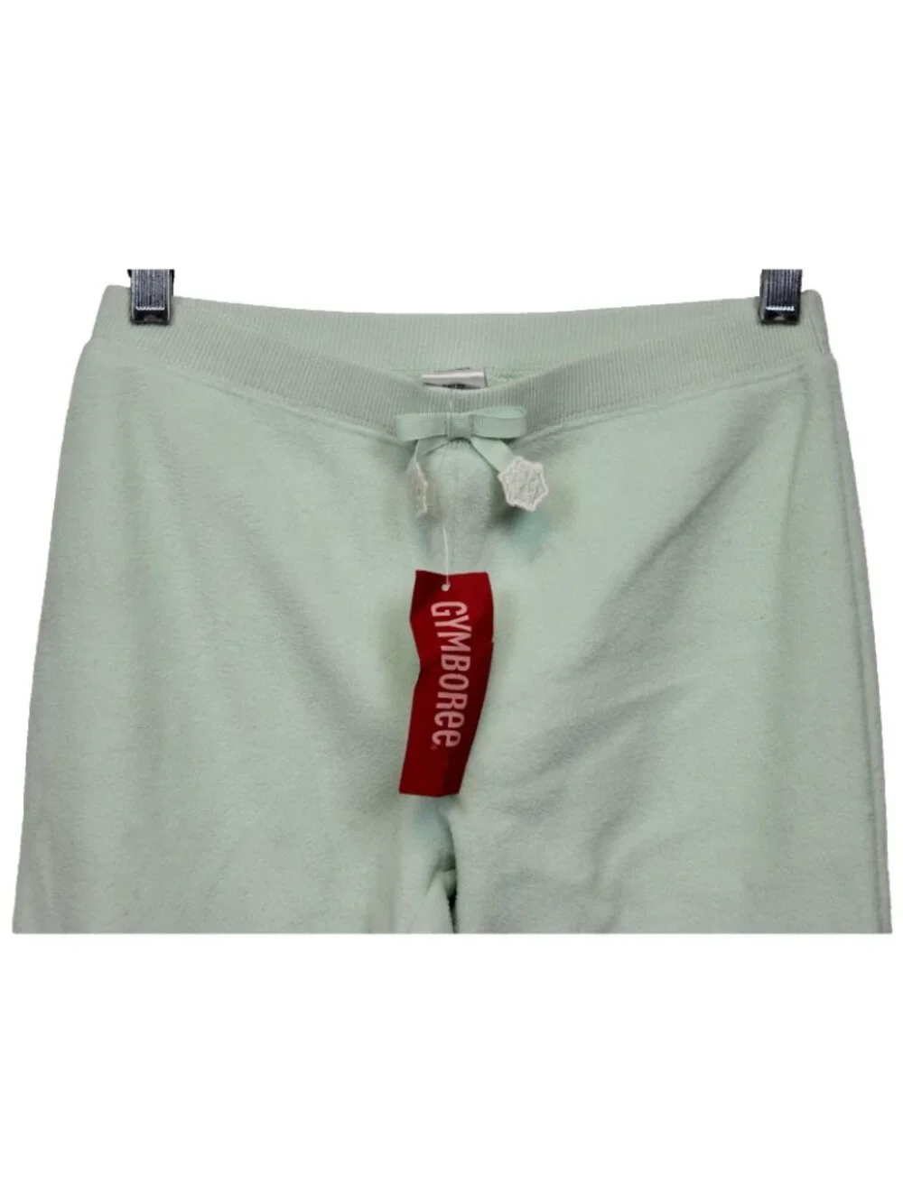 2009 Gymboree Winter Ballerina Pants sz 12 Mint Green Fleece Wide Leg Casual War